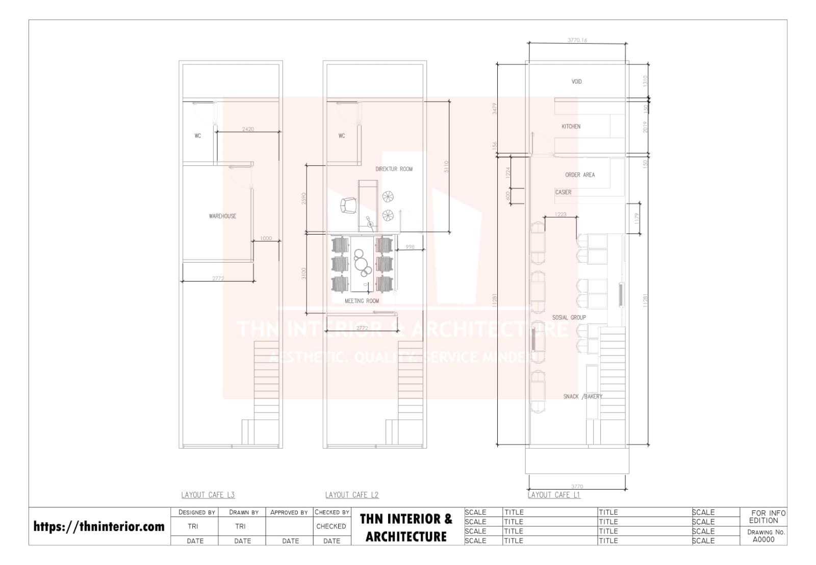 Cafe Fitout / Renovation @ Tanjung Duren, Jakarta Barat